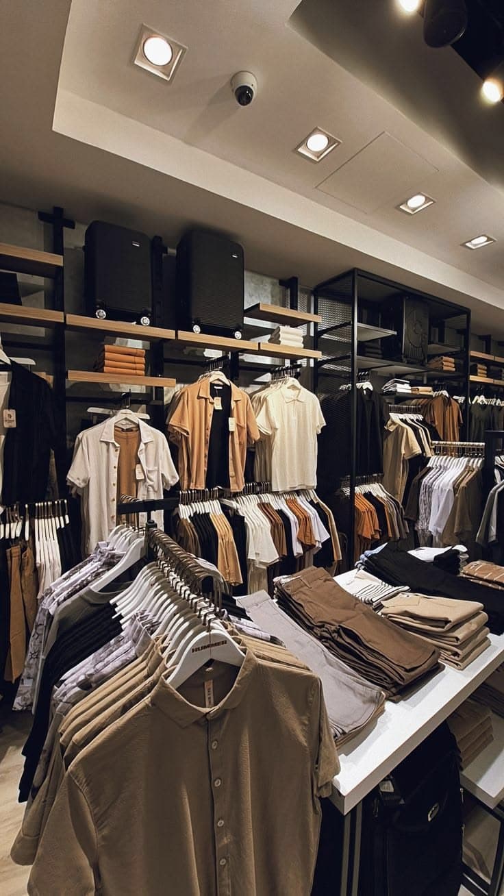 Inside MensClub showcasing premium men's clothing